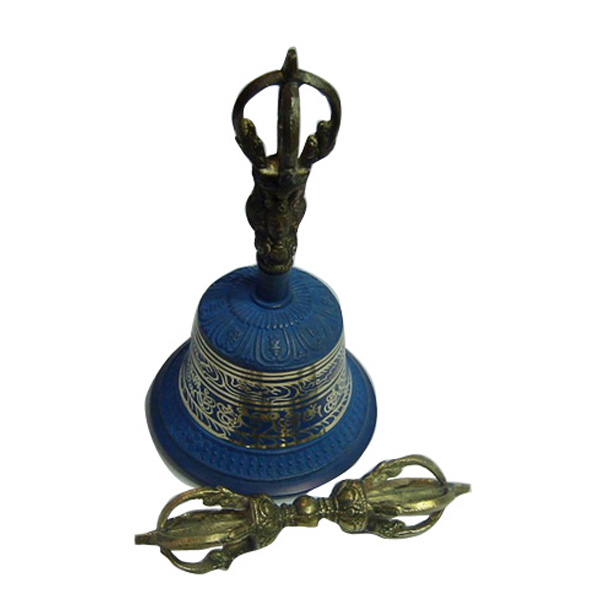 Color Tibetan Bell & Dorje