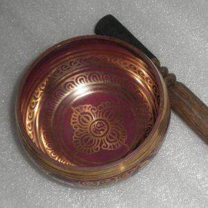 Maroon Color Tibetan Singing Bowls