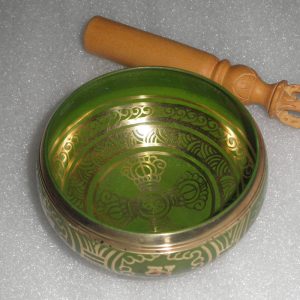 Color Tibetan Singing Bowls