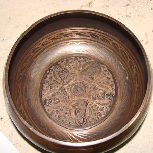 Embossing Tibetan Singing Bowls