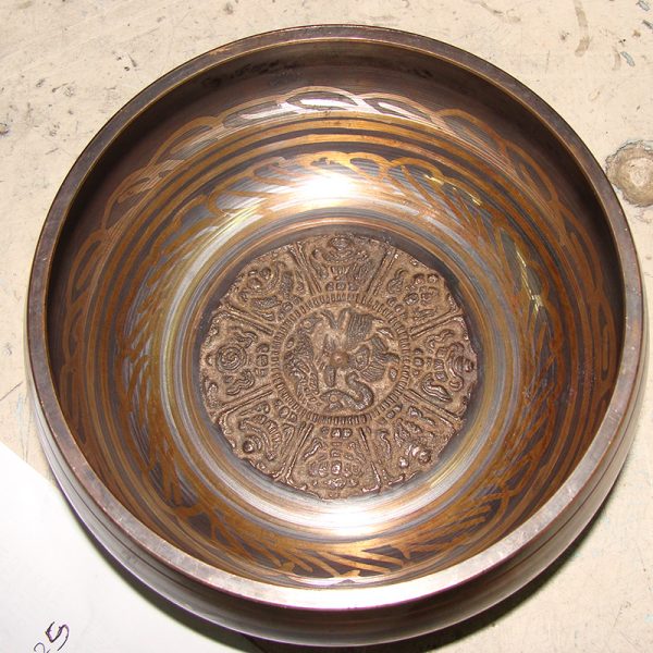 Embossing Tibetan Singing Bowls