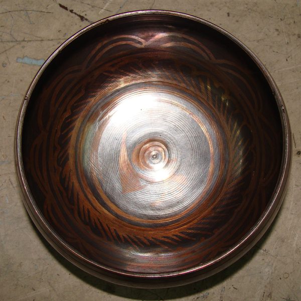 Etching Tibetan Singing Bowls