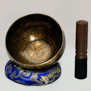 Handmade Om Etching Singing Bowl