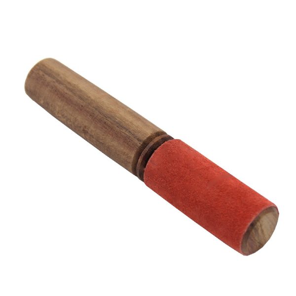 wooden and leather Mallet of Singing Bowl