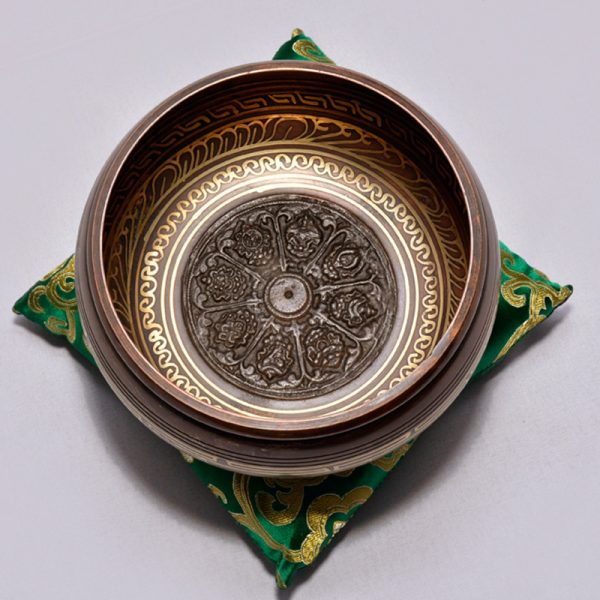 Nine Symbol Etching Tibetan Singing Bowl