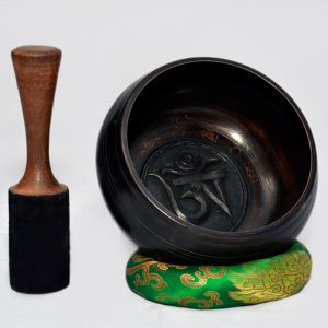 Om Carving Tibetan Singing Bowl