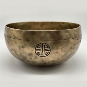 Chakra Healing Full Moon Singing Bowl with Cushion