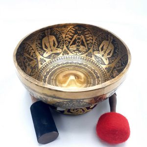 Handmade Carving Lingam Singing Bowl