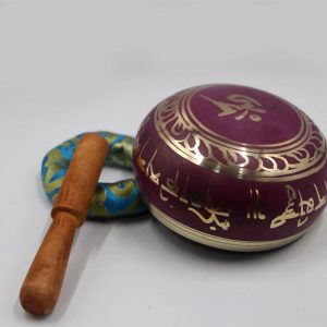 Maroon Color Tibetan Singing Bowl