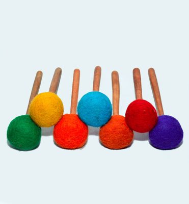 Drumstick for Tibetan Singing Bowls and Gongs small 9 Inch