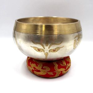 Tibetan Silver Singing Bowl