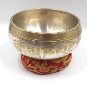 Tibetan Silver Singing Bowl