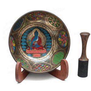 Hand Painted Thangka Art Tibetan Singing Bowl