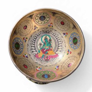 Hand Painted Thangka Art Tibetan Singing Bowl
