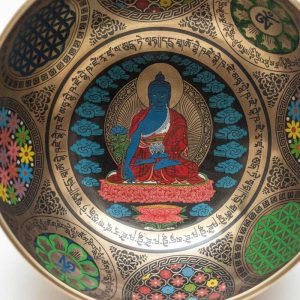 Hand Painted Thangka Art Tibetan Singing Bowl