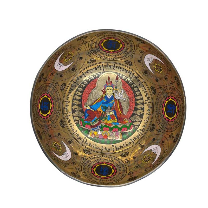 Hand Painted Thangka Art Tibetan Singing Bowl Hand Painted Thangka Art Tibetan Singing Bowl