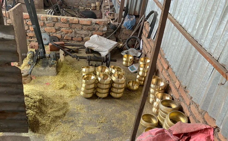 Tibetan Singing Bowl  Factory Working Process