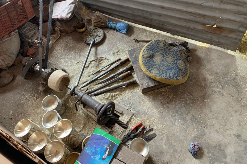 Tibetan Singing Bowl  Factory Working Process