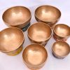 Professional Singing Bowl set of 7 - Tibetan Singing Bowl - Chakra Note Tuned - Complete Healing Set