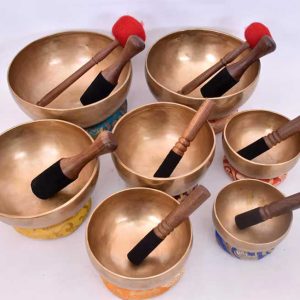 Professional Singing Bowl set of 7 - Tibetan Singing Bowl - Chakra Note Tuned - Complete Healing Set