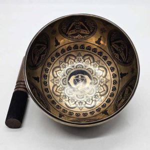 Mantra Tibetan Singing Bowl Chakra Set: Handmade in Nepal