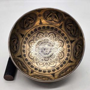 Mantra Tibetan Singing Bowl Chakra Set: Handmade in Nepal