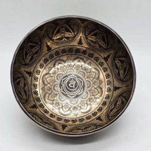 Mantra Tibetan Singing Bowl Chakra Set: Handmade in Nepal