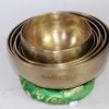 Dim Seven Chakra Full Mone Handmade Tibetan Sinking Bowl Set