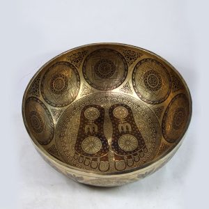 Large Super fine Carving Foot Massage Tibetan Singing Bowl