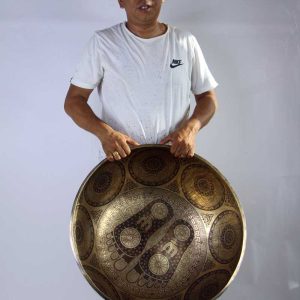 Large Super fine Carving Foot Massage Tibetan Singing Bowl