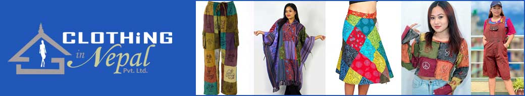 Clothing in Nepal is a Himalayan Handmade Hippie Clothes Wholesale based in Kathmandu Nepal offer Bohemian Clothes on wholesale price.