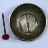 Extra Large Foot Singing Bowl Deep Vibration Healing Bowls for Chakra Balancing Sound Healing Buddha Foot Bowl Vibration Therapy Bowl
