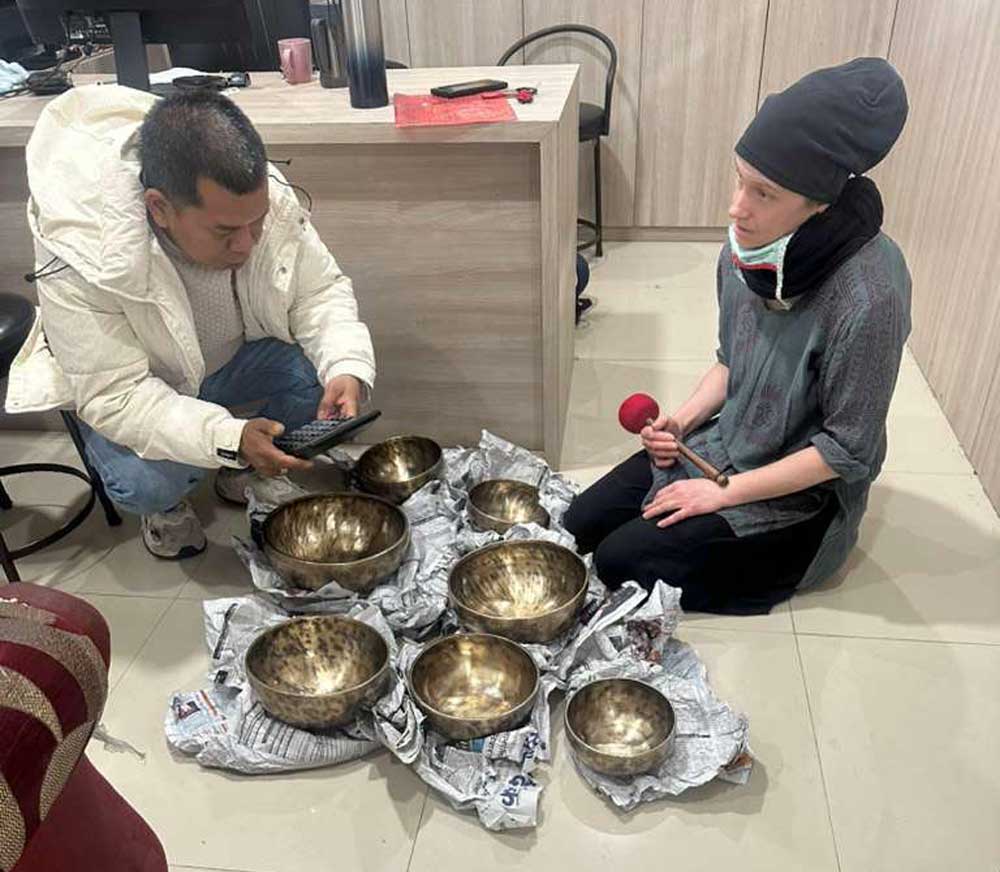 Handmade Singing Bowl Wholesale Office