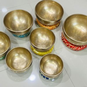 Tibetan Singing Bowl Set – 7 Chakra Handmade Meditation Bowls from Nepal
