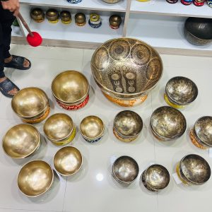 Tibetan Singing Bowl Set – 7 Chakra Handmade Meditation Bowls from Nepal