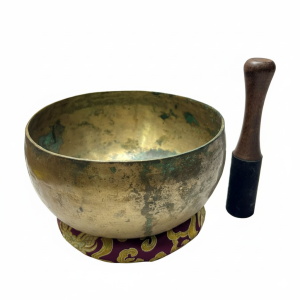 Original Old Antique Handmade Tibetan Singing Bowl Made in Nepal – Deep Healing Sound