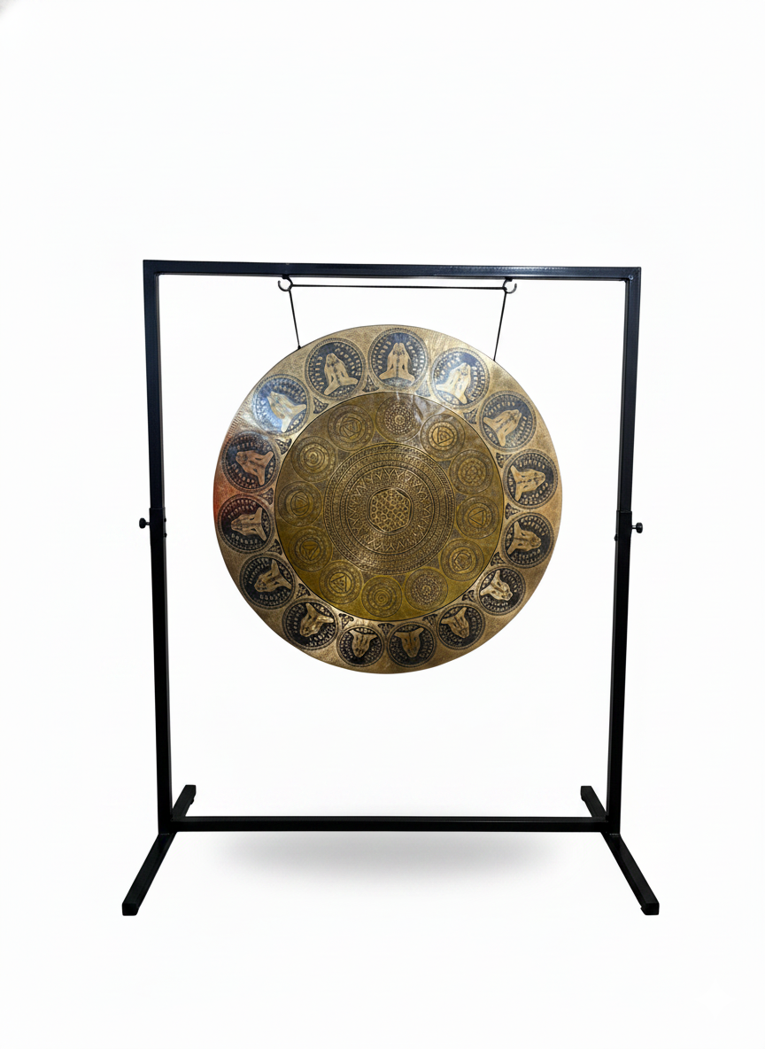 Handmade Meditation Gong Made in Nepal Handmade Meditation Gong Made in Nepal