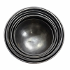 Professional 7 Chakra Black Tibetan Singing Bowl Set with Notes CDEFGAB