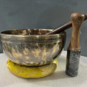Professionally Crafted 7 Chakra Jhumka Full Moon Singing Bowl Set
