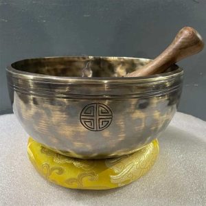 Professionally Crafted 7 Chakra Jhumka Full Moon Singing Bowl Set