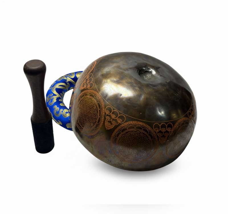 Colorful Seven Metal Tibetan Singing Bowl – Made in Nepal Colorful Seven Metal Tibetan Singing Bowl – Made in Nepal