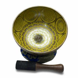 Tibetan Seven Metal Singing Bowl for Meditation and Yoga