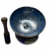Seven Metal Color Handmade Singing Bowl with Laser Print