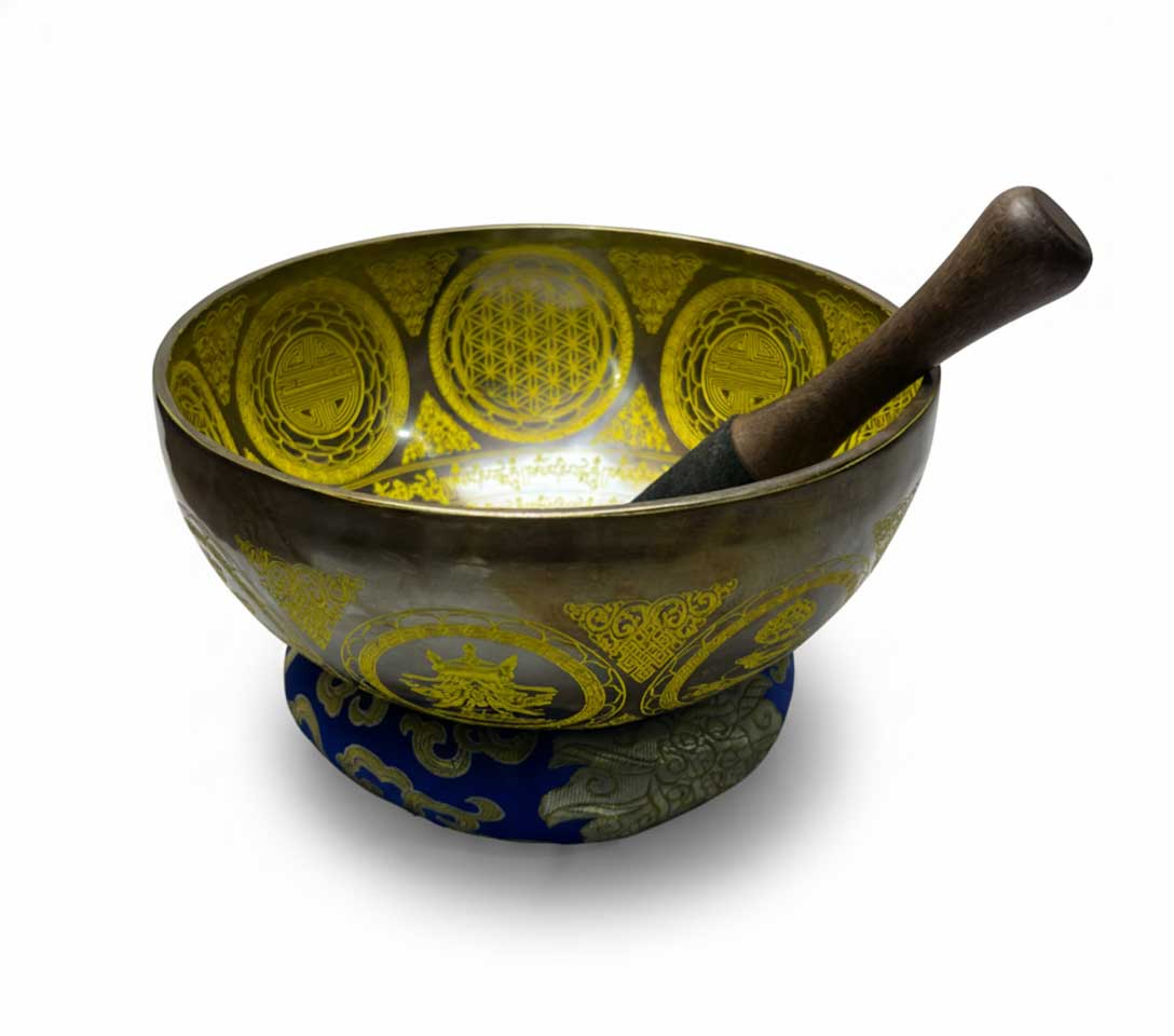 Tibetan Seven Metal Singing Bowl for Meditation and Yoga Tibetan Seven Metal Singing Bowl for Meditation and Yoga