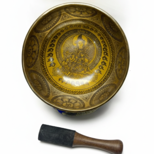 Meditation Special Laser Print Handmade Singing Bowl 15 -16 Cm