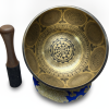 Sound Healing Special Laser Print Handmade Singing Bowl 15–16 cm – Handcrafted in Nepal