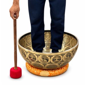 Himalayan Standing Extra Large Buddha Feet Tibetan Singing Bowl